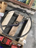 Old steering wheel