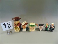 Toby Style Mugs & Doulton Figurines