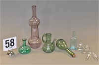 Early Glass Bottles and Syrup