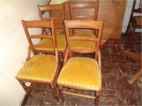 4 vintage dining chairs