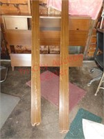full size bed head / footboards w/ rails