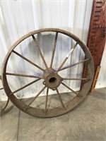 Steel wheel, 26" tall