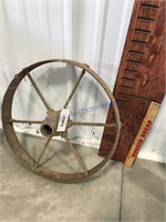 Steel wheel--16" tall
