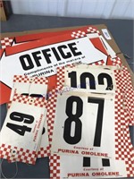 Purina Horse Show/ Office cardboard signs,