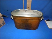 Copper tub c/w lid