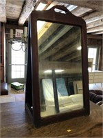Vintage Double-Sided Footware Upright Mirror