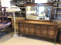 Modern Bureau w/Matching Mirror