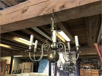 Brass Hanging Chandelier