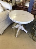 Painted Victorian Period Circular Top Table.