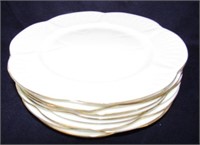 8 SHELLEY "REGENCY" PORCELAIN SALAD PLATES