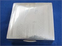 STERLING SILVER CIGARETTE BOX