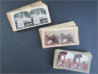 SELECTION OF 26 ANTIQUE STEREOSCOPE CARDS