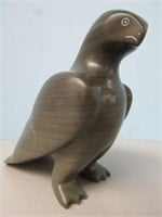 INUIT SOAPSTONE CARVING of a PTARMIGAN