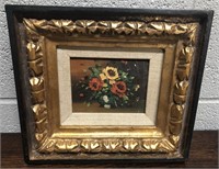 MCM Still Life Oil Painting, Signed Bouato