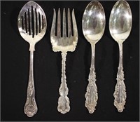 Four Sterling Serving Pieces Gorham & Whiting