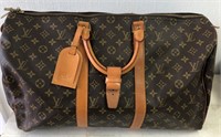 Louis Vuitton Brown Keepall Duffel Bag