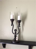 Double Candle Stand With Candles