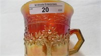 Fenton Orange Tree Standard Mug - Amberina