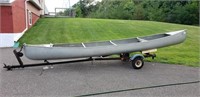 20' Grumman Canoe with Trailer