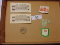 500 Hall of Fame Tickets; Green Stamps; Wooden