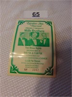 Executive Inn Mills Brother Ticket
