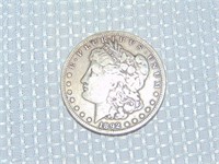 1892 Morgan Silver Dollar - Carson City