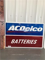 ACDelco Batteries tin sign, 36 x 24