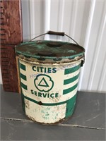 Cities Service 5-gallon bucket (Gear Oil),