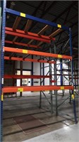 2 Rows of Pallet Racking-42'W8'Lx12'H w/3 Shelves