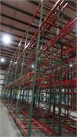 2 Rows of Pallet Racking w/18 Bays-42"Wx8'Lx20'H &