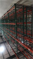 2 Rows of Heavy Duty Pallet Racking-42"Wx12'Lx20'H