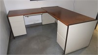 4 Drawer Cubicle Desk-70"Lx30"Wx30"H