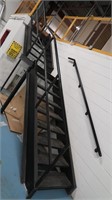 Steel Stairs to Mezzanine-Top Step 105"H,