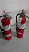 2 ABC Fire Extinquishers-20"H