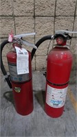 2 Fire Extinguishers-ABC , Buckeye-21"H
