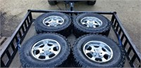Nice Set of Truck Tires on Rims - 17"
