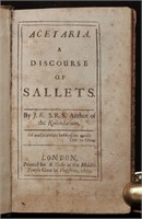 [Gastronomy]  Discourse on Salads, 1699