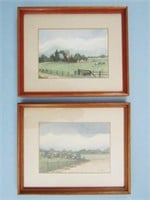 2 WATERCOLOURS by ROSEMARY RANDELL