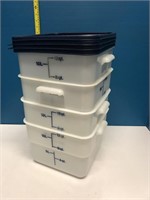 12 Quart Cambro Food Storage Containers With Lids