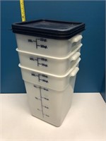 22 Quart Cambro Food Storage Containers With Lids