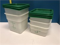 3.5 & 2 Quart Cambro Food Storage Containers With