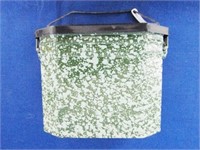 VINTAGE FRENCH GRANITEWARE LUNCH PAIL