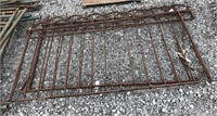 Lot of 2 Cast Iron Rail Sections 85"x 49"