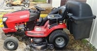 Craftsman T3200 riding mower with blower and