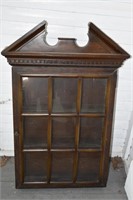 Mahogany Chippendal Style Hanging Cabinet