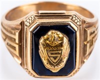 Jewelry 10kt Yellow Gold Vintage 1958 Class Ring
