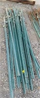 Lot of Metal fencing T-Posts 84 inches tall