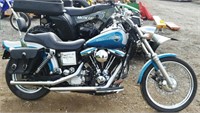 1995 Custom Harley Wide Glide Motorcycle
