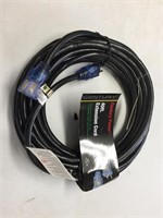 New HD 40' Ext. Cord With Lighted Ends