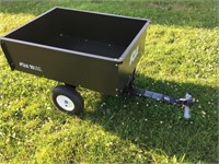 New Blue Hawk 2 Wheel Lawn Dump Cart
